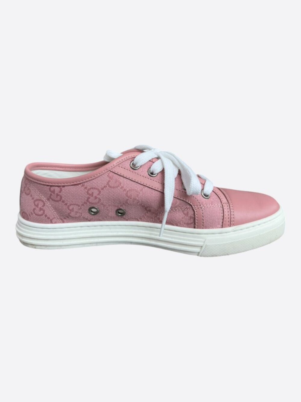 Gucci Pink GG Monogram Women's Sneaker - Picture 5 of 7